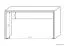 Desk Cianjur 01, Colour: Oak / White - Measurements: 77 x 135 x 60 cm (H x W x D)