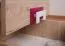Children's Chest of Drawers Fabian 07 | Oak Light Brown/White/Pink | 130 x 80 x 40 cm | Modern Storage