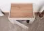 Robust bedside cabinet with one compartment Barbe 33, handles: gold, with one door, ABS edge protection, color: cashmere, dimensions: 46.5 x 48 x 36 cm, high-quality workmanship