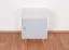 Youth room - Nightstand Syrina 14, Color: White / Blue - Dimensions: 72 x 54 x 45 cm (H x W x D)