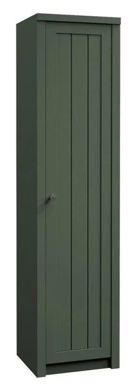 Cupboard Segnas 07, Colour: Green - 198 x 50 x 43 cm (h x w x d)