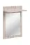 Wardrobe mirror with shelf Sviland 14, color: oak Wellington - Dimensions: 88 x 60 x 28 cm (H x W x D)