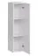 Elegant wall cabinet Fardalen 05, color: white - Dimensions: 120 x 30 x 30 cm (H x W x D), with three compartments