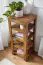 Small Sheesham Solid Wood Shelf | 4 Compartments | 105 x 44 x 44 cm | Assembled | Handmade