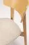 Dining Chair with Upholstered Seat | Oak & Beige Bouclé | Easy-Care & Pet-Friendly | 47 x 50 x 80 cm