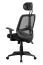 Ergonomic Desk Chair with Headrest Apolo 35 Black | Breathable Mesh | Adjustable Height & Armrests | Lumbar Support