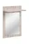 Wardrobe with Mirror Sviland 03 | Oak Wellington/White | 200 x 120 x 35 cm | 4 Hooks