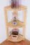Shelf / corner shelf solid pine natural Junco 62 - Dimensions: 86 x 40 x 30 cm (H x W x D)