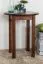 Round Solid Pine Table Walnut Finish Junco 234A | Ø 60 cm | Premium Craftsmanship
