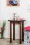 Round Solid Pine Table Walnut Finish Junco 234A | Ø 60 cm | Premium Craftsmanship