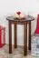 Round Solid Pine Table Walnut Finish Junco 234A | Ø 60 cm | Premium Craftsmanship