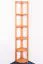 Shelf/corner shelf pine solid wood Alder color Junco 59 - Dimensions: 200 x 40 x 30 cm (H XB x D)
