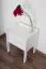 Nightstand Solid Pine Wood White Lacquered 003 | 2 Drawers | Modern Design | 52 x 40 x 33 cm