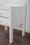 Nightstand Solid Pine Wood White Lacquered 003 | 2 Drawers | Modern Design | 52 x 40 x 33 cm
