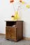 Nightstand Solid Pine Wood | Oak Color | 2 Drawers | 55 x 42 x 35 cm | Modern Design