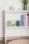 Shelf "Easy Furniture" S04, solid beech wood solid White lacquered - 60 x 64 x 20 cm (H x W x D)