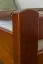 Children's Bed / Youth Bed Easy Premium Line K1/2n | Solid Beech Wood | Cherry Red Lacquered | 90 x 200 cm Mattress Base