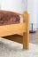 Kid/youth bed Pine solid wood Alder color 84, incl. slat grate - 100 x 200 cm