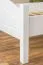 Single bed / guest bed solid beech wood white 113, incl. slatted frame - dimensions 100 x 200 cm