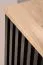 Wardrobe complete set F Angvik, 3-piece, color: oak / black, one wardrobe, one shoe cabinet incl. seat cushion, four hooks