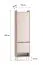 Closet | two doors | Dimensions: 54 x 34 x 198 cm | Soft-close feature | Cremona Oak / Cashmere | pull-out clothes rod | 3 compartments | ABS edges