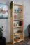 Solid Pine Wood Shelf 001 | Natural Finish | 200 x 80 x 30 cm | Modern Design | 5 Compartments