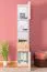 Children's Wardrobe Dennis 03 | Ash/White | 188 x 35 x 40 cm | Modern Storage for Kids' Room