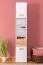 Children's Wardrobe Dennis 03 | Ash/White | 188 x 35 x 40 cm | Modern Storage for Kids' Room