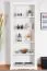 Modern Shelving Unit Solid Pine White Junco 64 | 195 x 80 x 42 cm | 5 Spacious Compartments | Bookcase