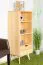 Solid Pine Shelf Natural Aurornis 23 | Modern Design | 125 x 50 x 40 cm | Premium Craftsmanship