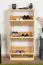 Shoe Cabinet Solid Pine Natural Junco 213 | 3 Tilting Drawers | Space-Saving | 115 x 58 x 30 cm