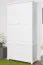 White Solid Pine Wardrobe Junco 38 | 6 Compartments & 3 Drawers | 195 x 102 x 42 cm | Spacious & Sturdy