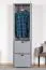 Segnas 08 Wardrobe Grey | 198 x 62 x 42 cm | 1 Door, 2 Drawers, Clothes Rail | Country House Style