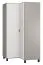 Hinged door cabinet / Corner wardrobe Pantanoso 39, Colour: Grey / White - Measurements: 195 x 102 x 104 cm (H x W x D)