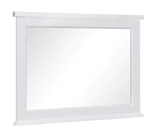 Mirror "Veternik" 05, Colour: White - Measurements: 73 x 98 x 5 cm (H x W x D)
