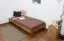 Single bed A10, solid pine wood, oak finish - 90 x 200 cm 