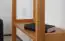 Shelf solid pine wood, Alder colours Junco 55C - Measurements 162 x 60 x 30 cm (h x w x d)