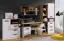 Desk Fafe 02, Colour: Oak Riviera / White - Measurements: 87 x 110 x 55 cm (H x W x D)