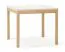 Square Extendable Dining Table | Beige & Light Oak | 90 x 90 cm | Extends to 130 cm | Simple Modern Design