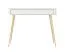 Vanity | White | 1 drawer | Handles and legs: metal | Dimensions: 78 x 100 x 38 cm | Stylish slatted front | Elegant | High-quality craftsmanship