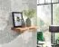 Solid Acacia Wood Wall Shelf | Natural Tree Edge | 4 x 40 x 26 cm | Floating Design | Handcrafted