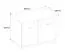 Wardrobe with Mirror Bratteli 03 | Sonoma Oak | 203 x 120 x 32 cm | Five Compartments