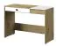 Desk Sirte 10, Colour: Oak / White / Black matt - Measurements: 82 x 120 x 50 cm (H x W x D)