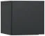 Attachment for single door wardrobe Chiflero, Colour: Black - Measurements: 45 x 47 x 57 cm (H x W x D)