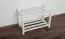 Shoe rack Beech Solid Wood White lacquered Junco 225 - 40 x 58 x 26 cm (H x W x D)