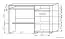 Aitape 49 desk, colour: dark Sonoma oak / light Sonoma oak - Measurements: 76 x 120 x 60 cm (H x W x D)