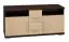 TV base cabinet Trelew 06, colour: wenge / maple - 58 x 120 x 41 cm (h x w x d)