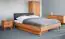 Double bed Timaru 03 solid beech oiled - Lying area: 160 x 200 cm (w x l)