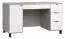 Pantanoso 27 desk, Colour: Grey / White - Measurements: 78 x 140 x 67 cm (H x W x D)