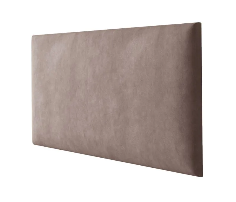 Set of 10 Upholstery Panels | Brown Velour Cover | 60 x 30 cm | Stain-Resistant, Easy-Care